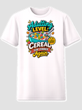 Adulting Level Cereal for Dinner Again T-Shirt white