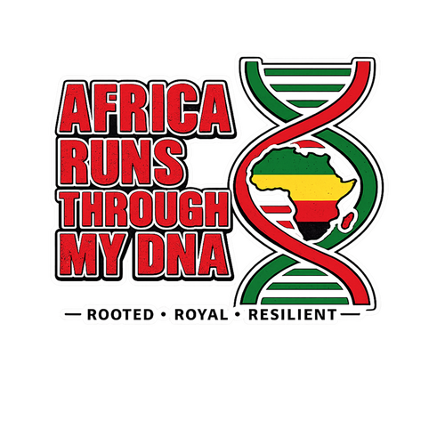 Africa Runs Through My DNA T-Shirt