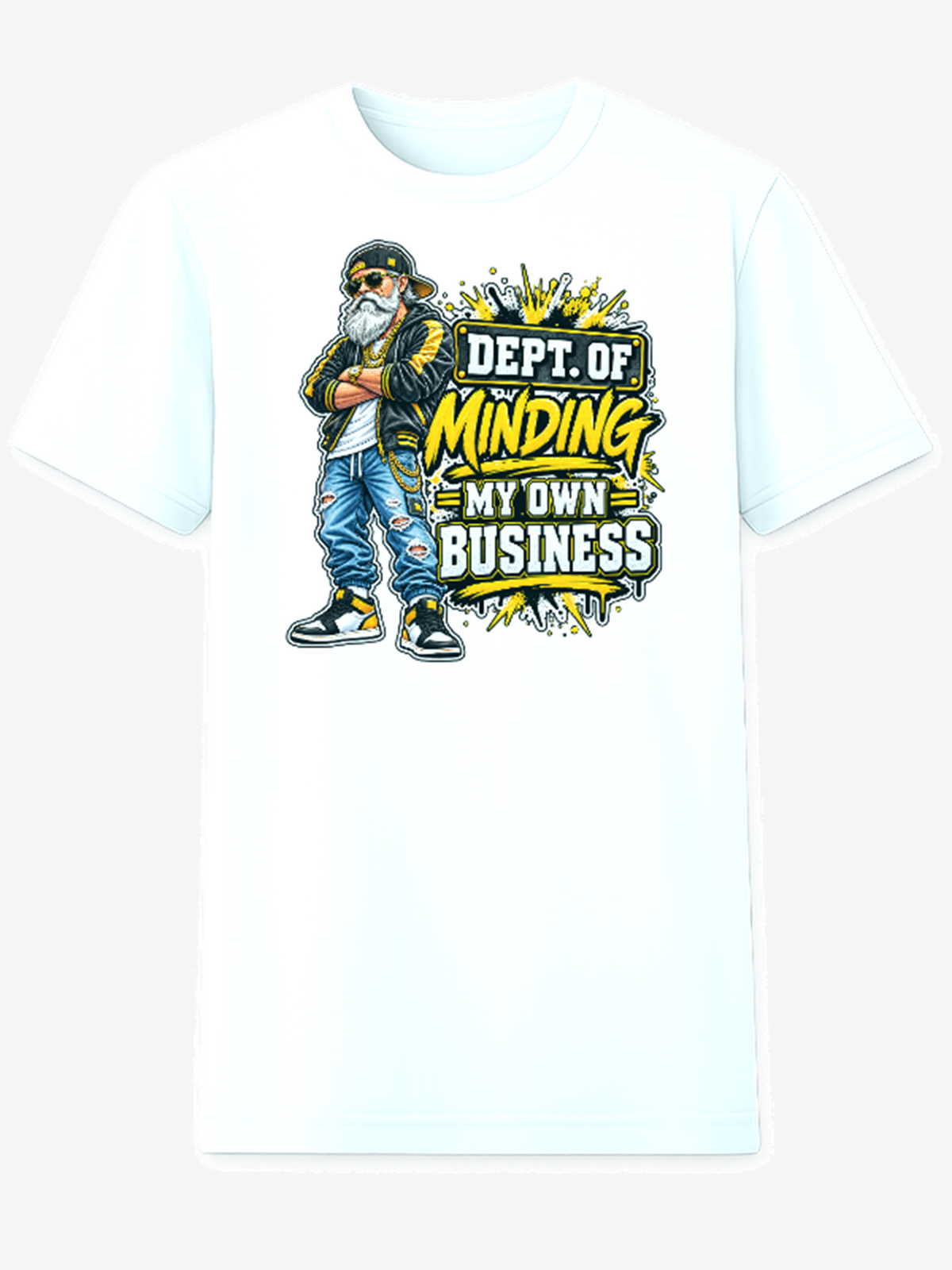 Dept. of Minding My Own Business city style graphic tee