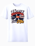 Heavy Rotation Since the 70s vintage vinyl record graphic tee design