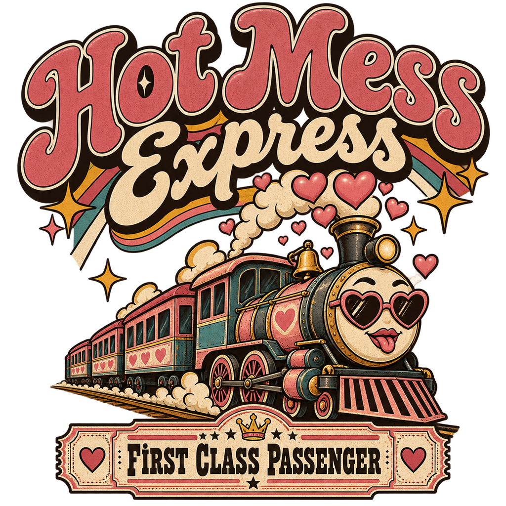 Hot Mess Express – First Class Passenger T-Shirt