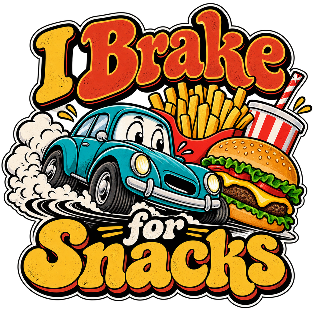 I Brake For Snacks T-Shirt