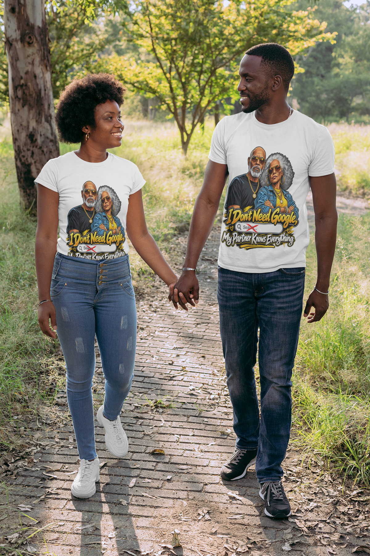 I Don't Need Google My Partner Knows Everything T-Shirt
