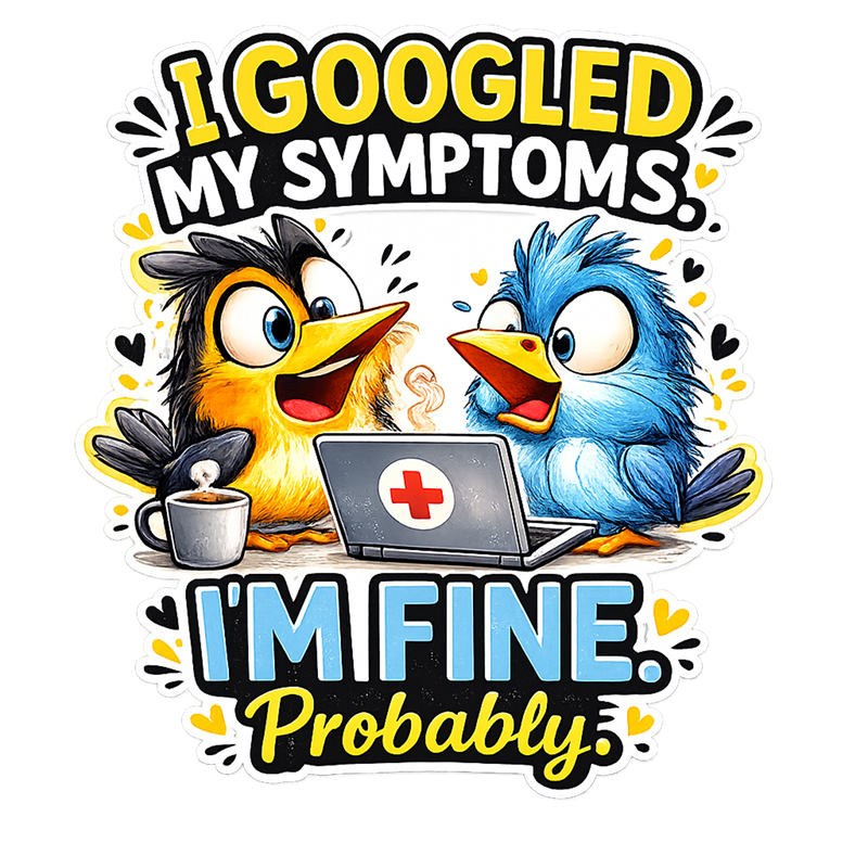 I Googled My Symptoms, I'm Fine. Probably. T-Shirt