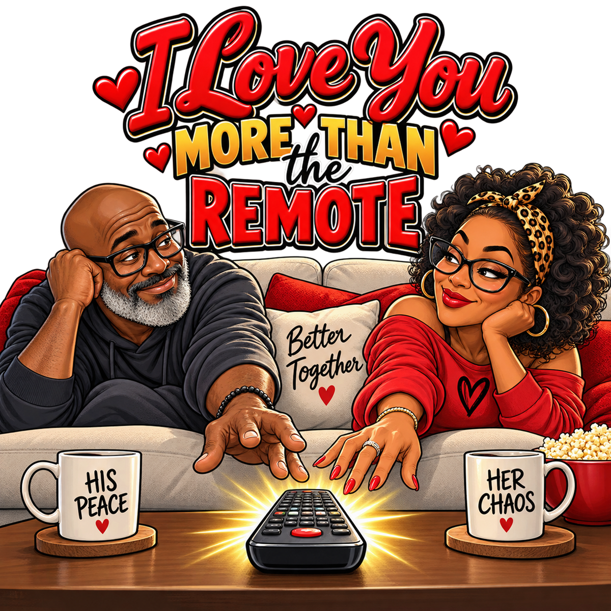 I Love You More Than the Remote T-Shirt