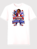 I Came I Saw I Slayed the Playground girls graphic tee