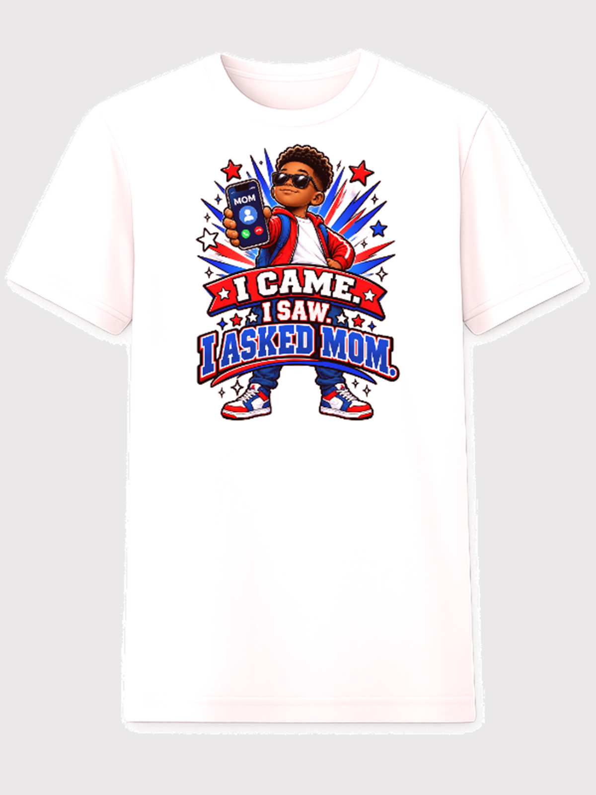I Came I Saw I Slayed the Playground girls graphic tee