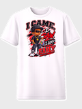 I Came I Saw I Left Early graphic tee cool kid with shades and gold chain