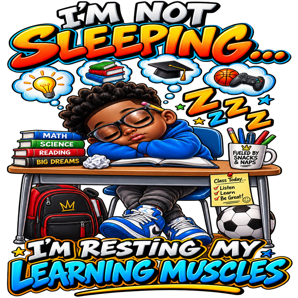 I'm Not Sleeping... I'm Resting My Learning Muscles