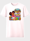 I'm Doing Homework But My Soul Is at Recess Girl kids school humor graphic tee