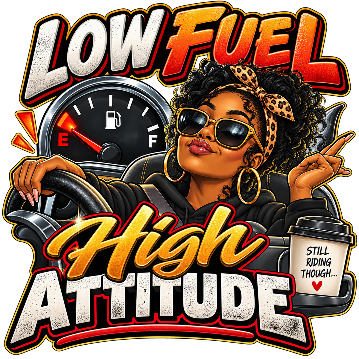 Low Fuel. High Attitude. T-Shirt
