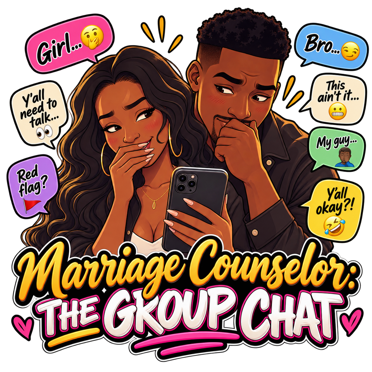 Marriage Counselor The Group Chat T-Shirt
