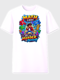 Math Is Hard But I'm Harder to Defeat Kids Tee