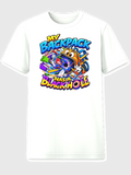 My Backpack Has a Black Hole kids school humor graphic tee