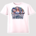 My Budget Plan Don't Look at My Bank Account Lady Justice graphic tee