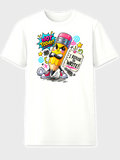 Not Today I Refuse to Write angry pencil school humor graphic tee