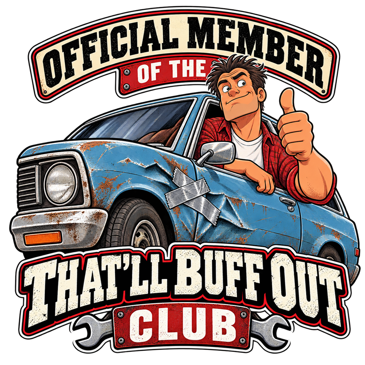 Official Member of the That'll Buff Out Club T-Shirt