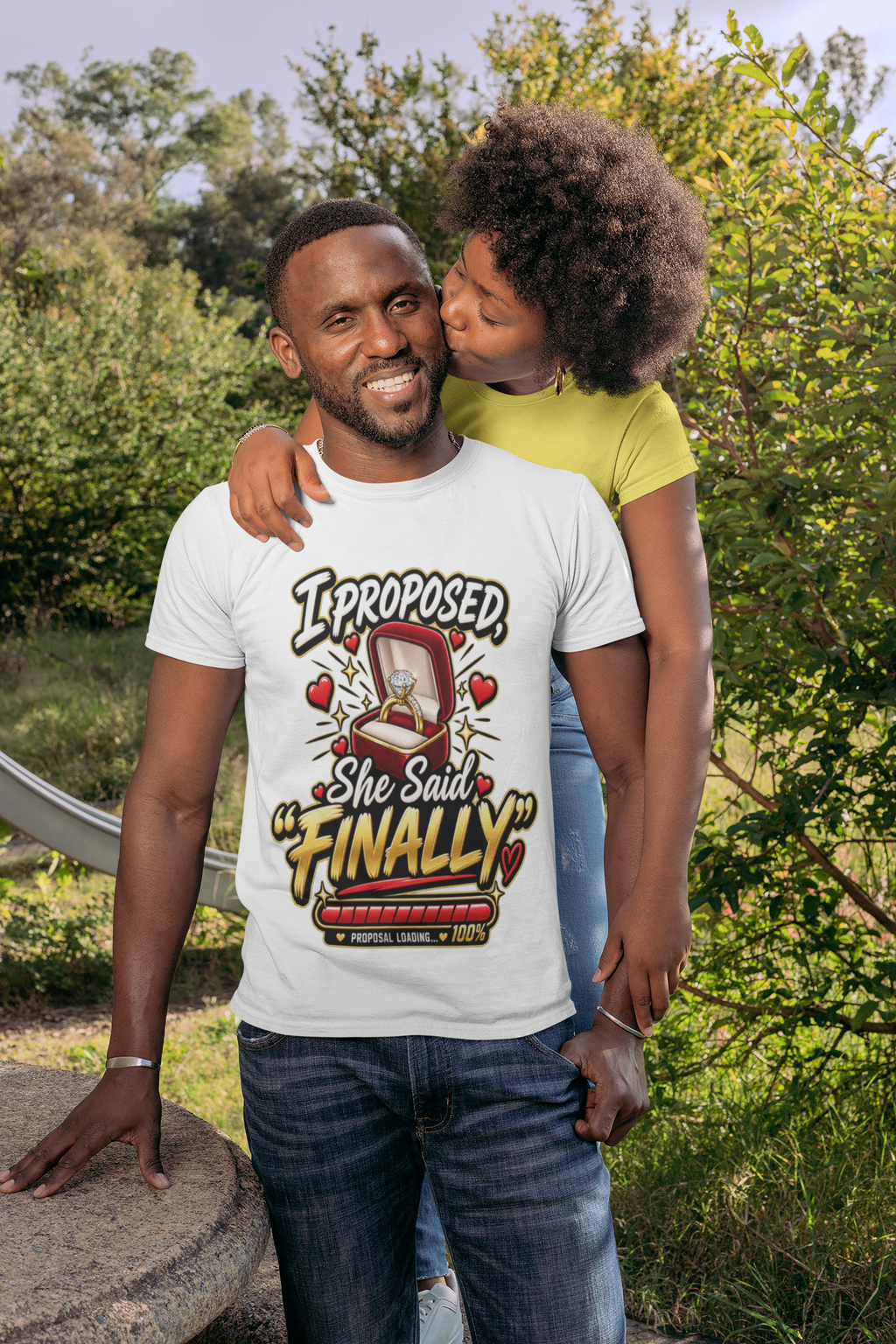 I Proposed, She Said Finally T-Shirt