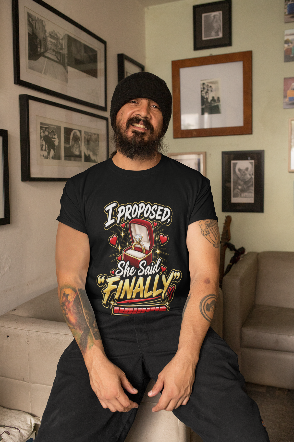 I Proposed, She Said Finally T-Shirt