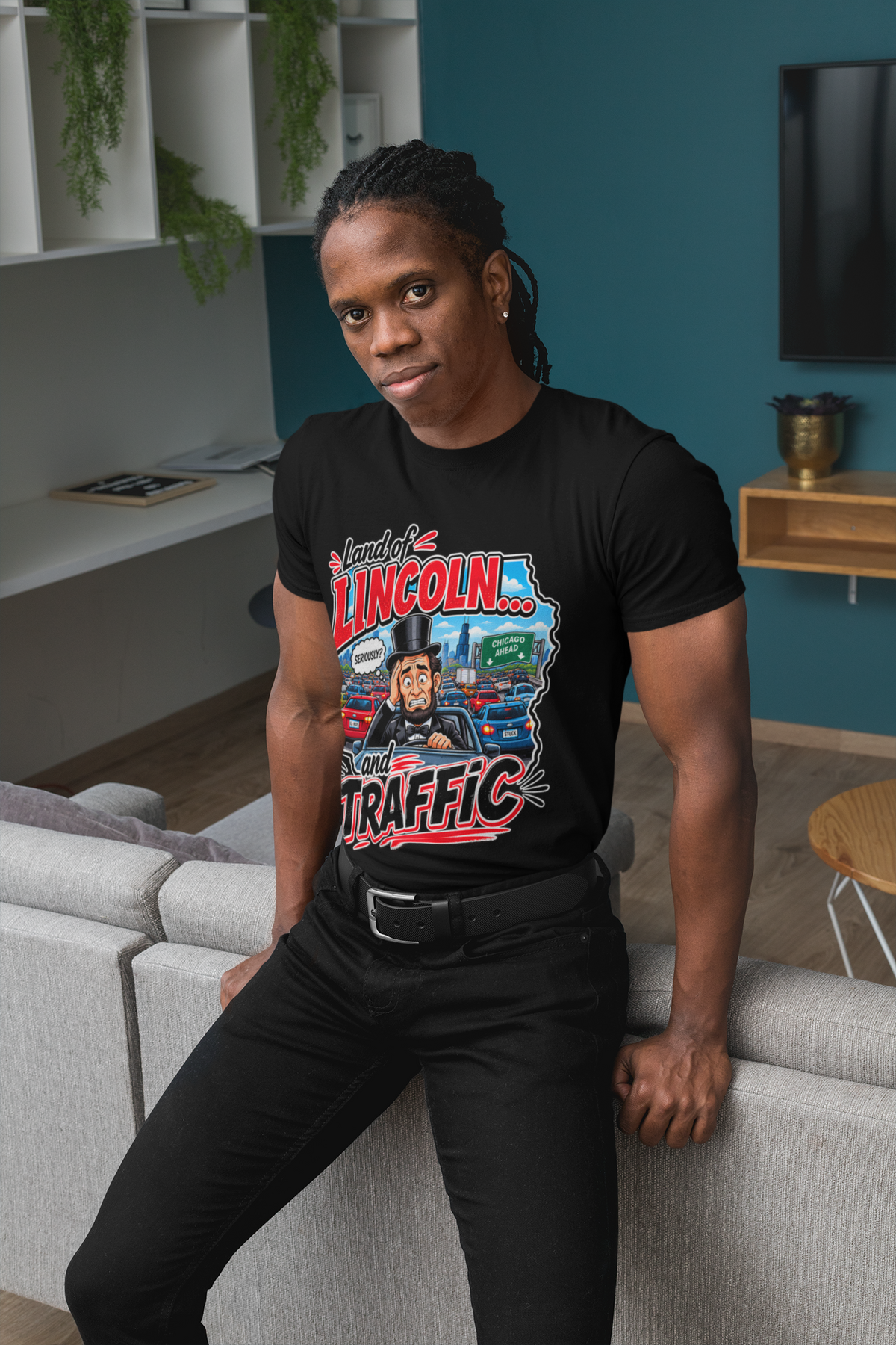 Land of Lincoln... and Traffic T-Shirt