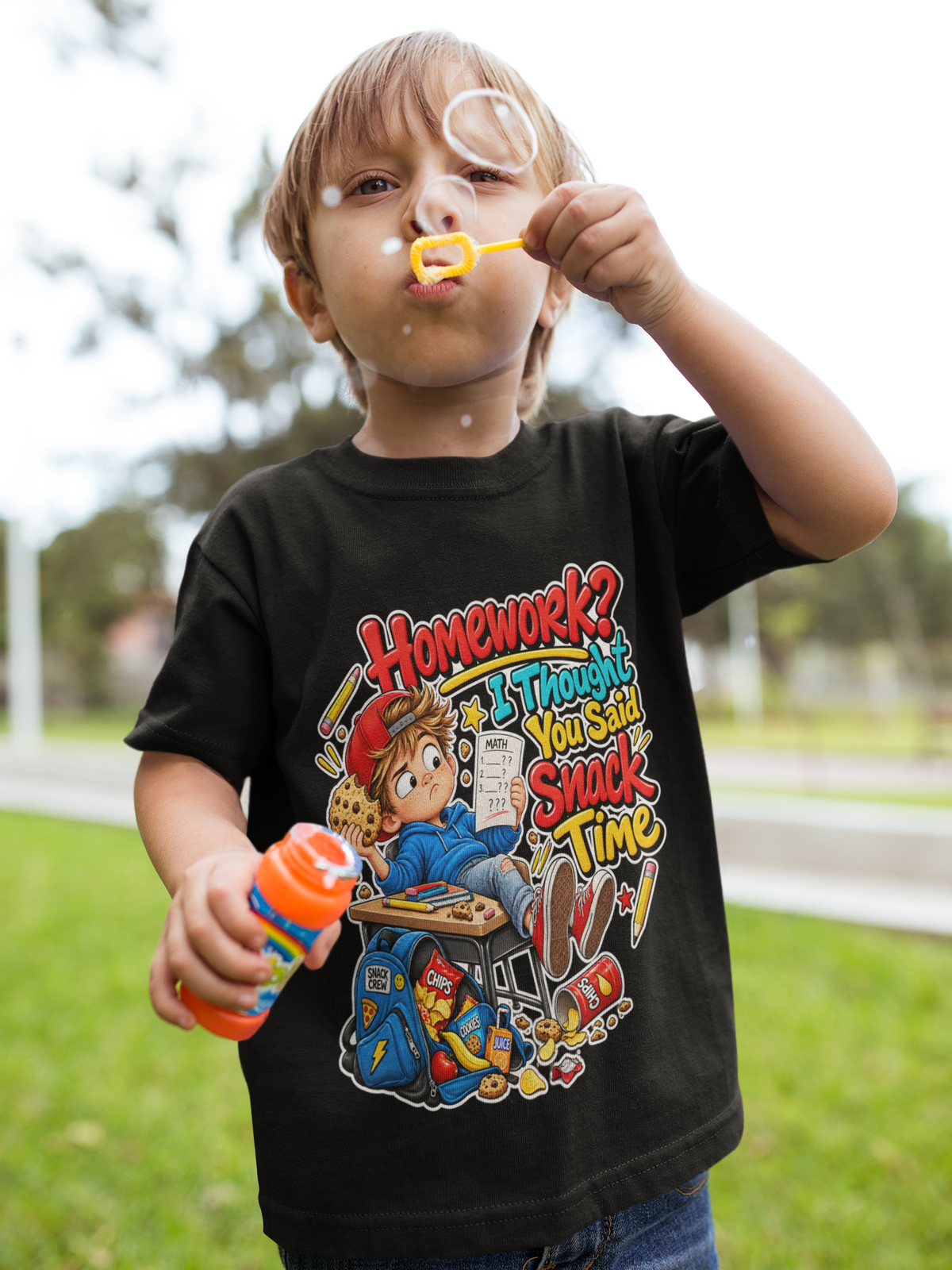 Homework? I Thought You Said Snack Time (Boy)