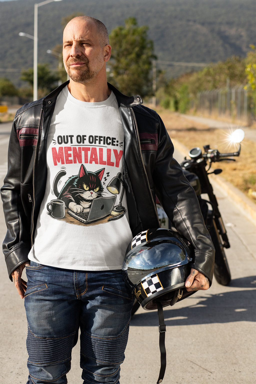 Out of Office: Mentally Graphic T-Shirt
