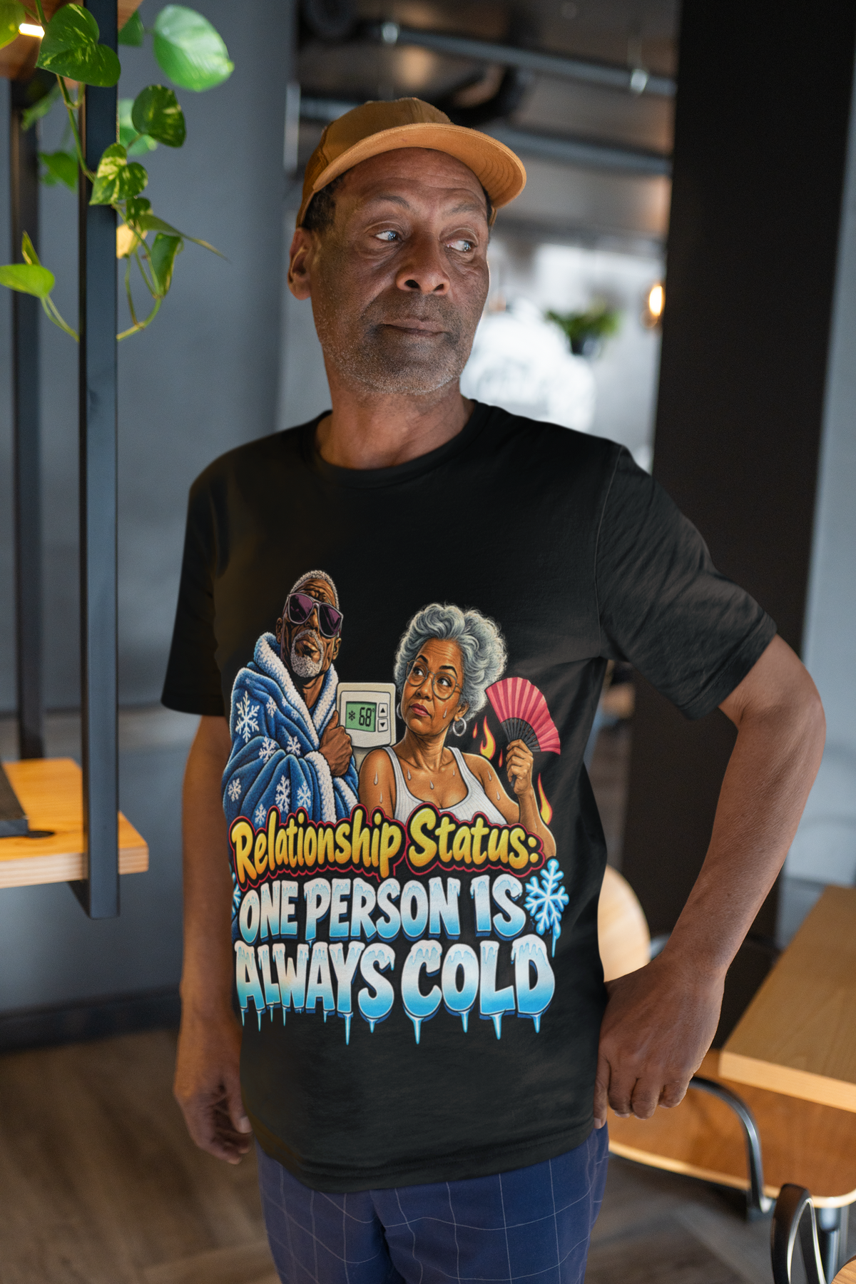 Relationship Status One Person Is Always Cold T-Shirt