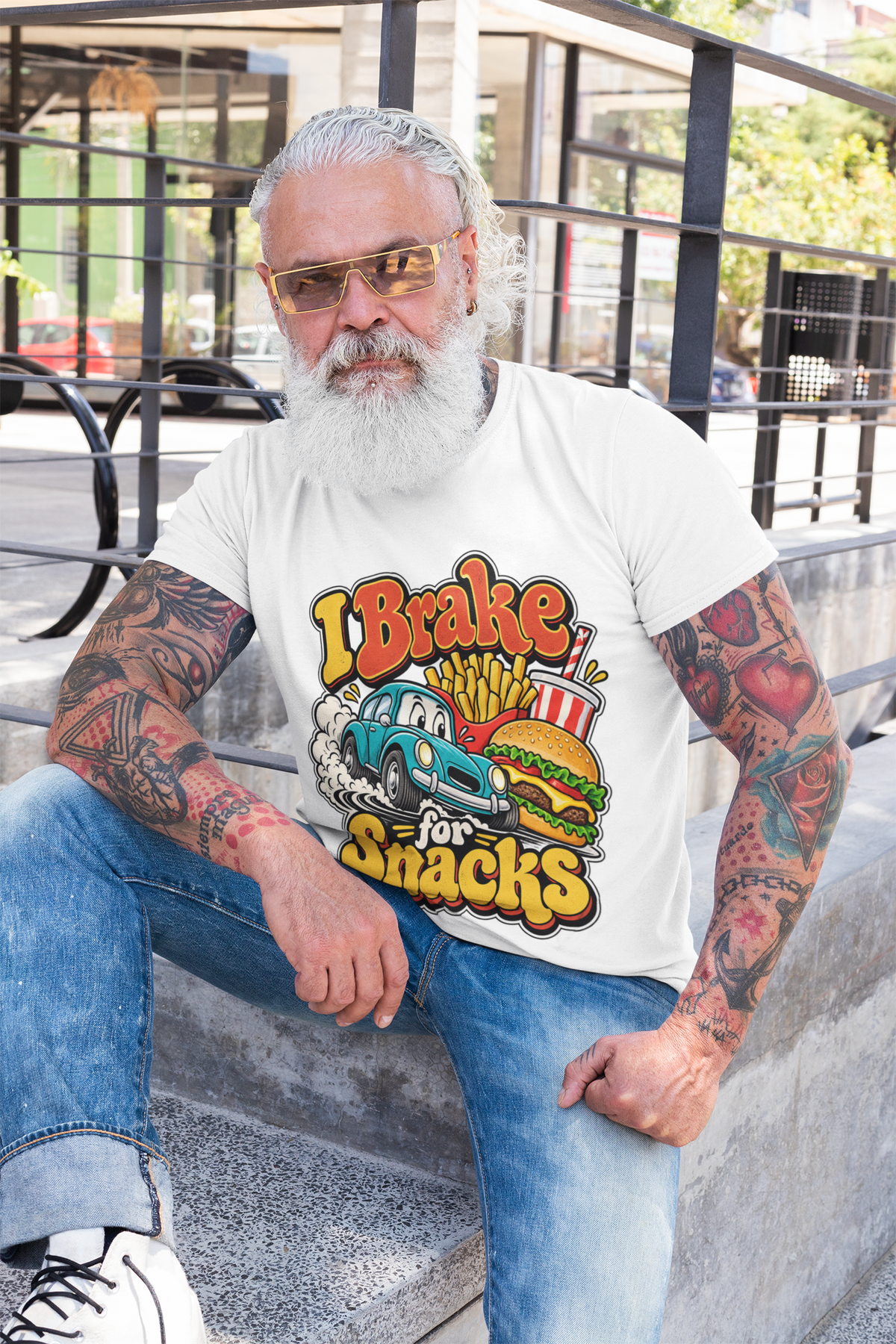 I Brake For Snacks T-Shirt