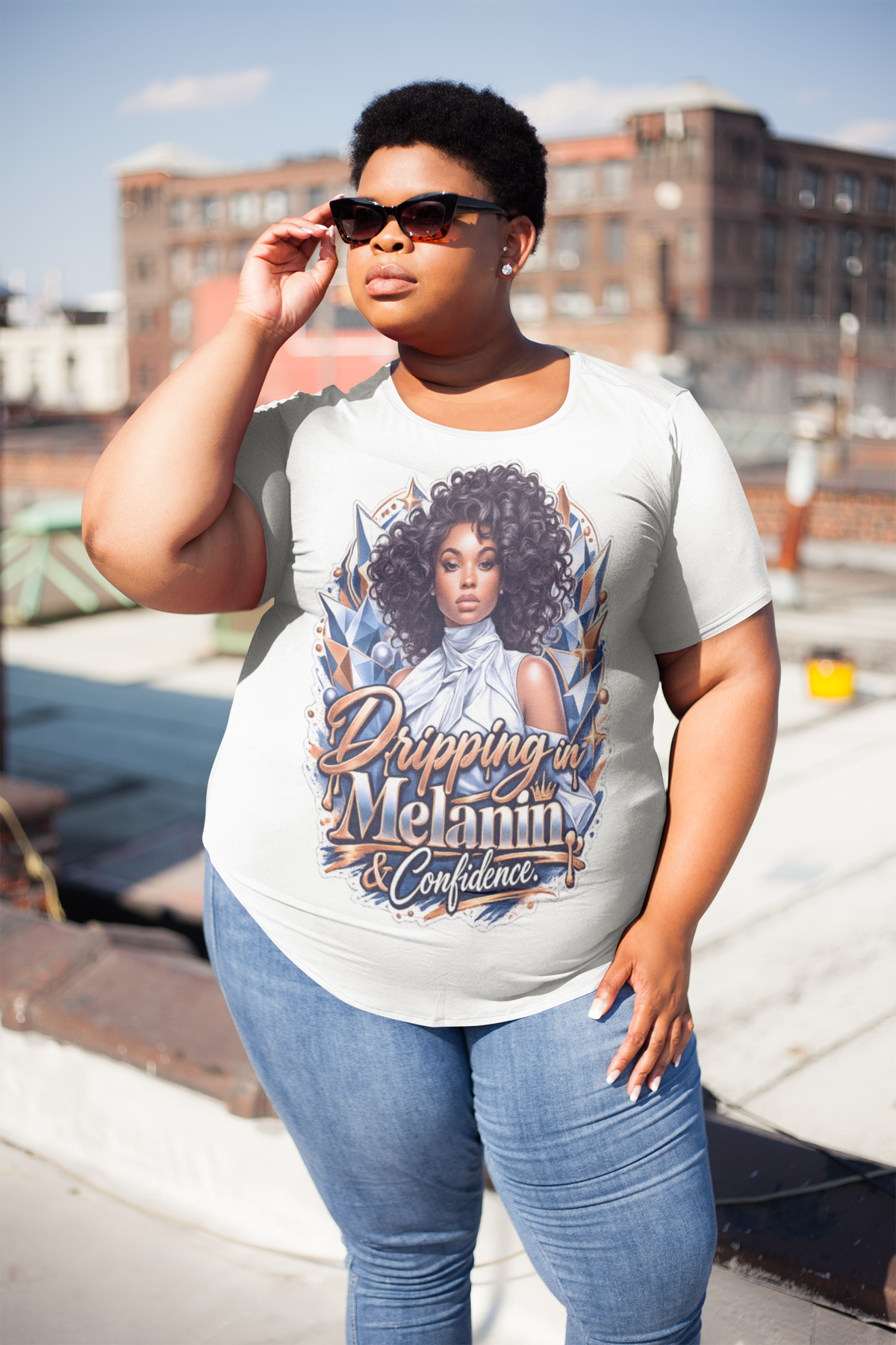 Dripping in Melanin & Confidence T-Shirt