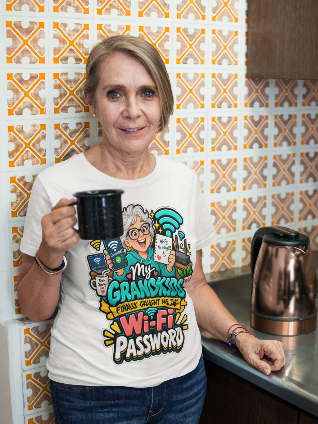 My Grandkids Finally Taught Me the Wi-Fi Password T-Shirt