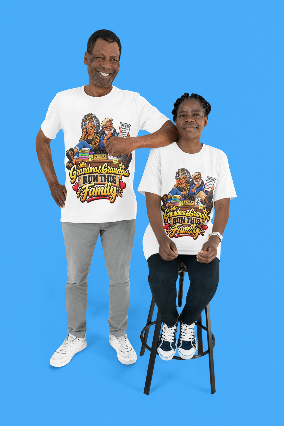 Grandma & Grandpa Runs This Family