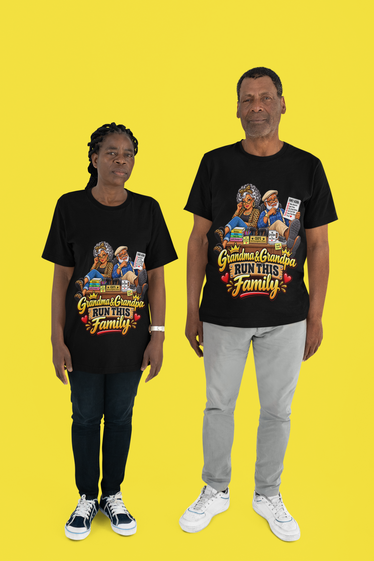 Grandma & Grandpa Runs This Family