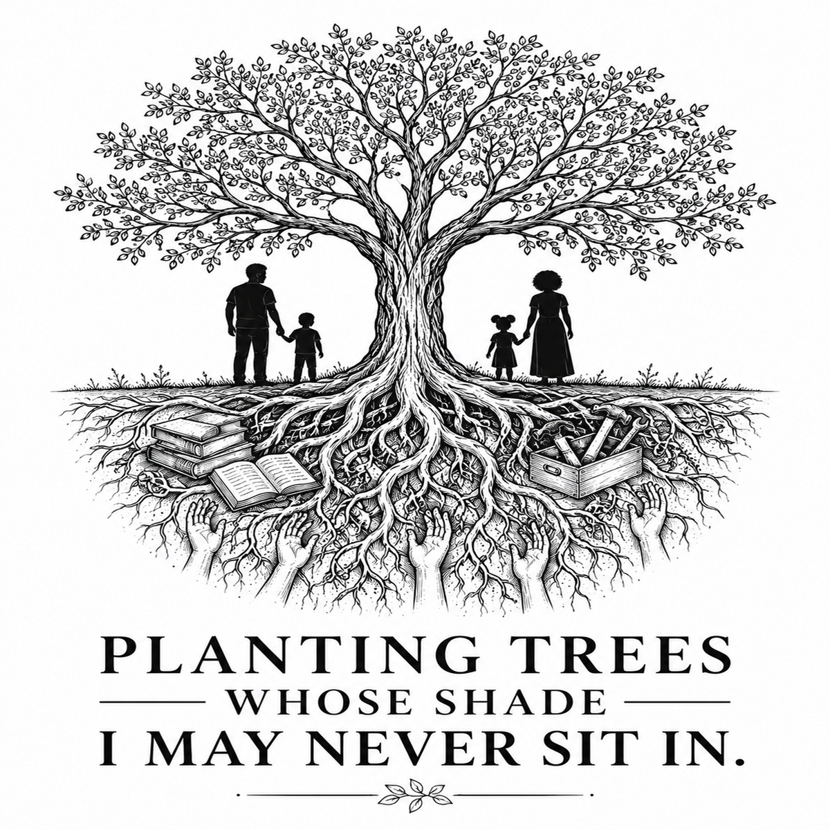 Planting Trees Whose Shade I May Never Sit In T-Shirt