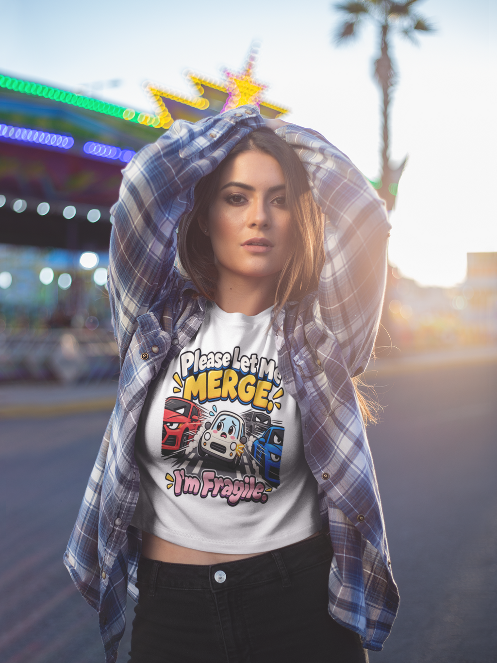 Please Let Me Merge. I'm Fragile. T-Shirt