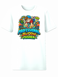 Professional Button Pusher kids gaming graphic tee
