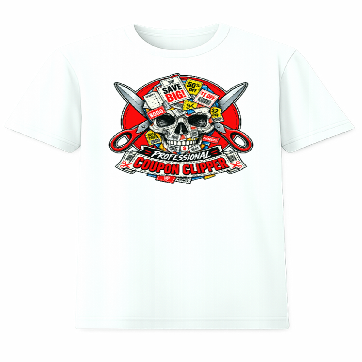 Professional Coupon Clipper graphic tee