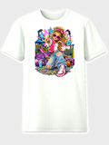 Recess Pop Superstar Pink Edition girls graphic tee