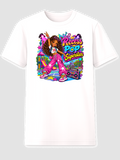 Recess Pop Superstar curly blonde girl graphic tee