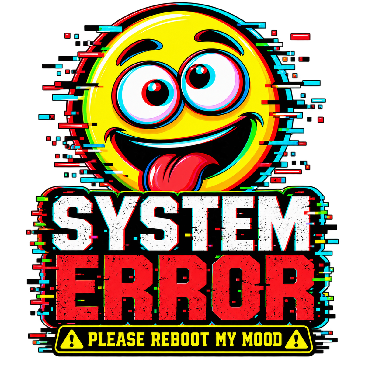System Error: Please Reboot My Mood T-Shirt