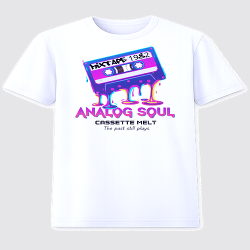 Analog Soul Cassette Melt T-Shirt