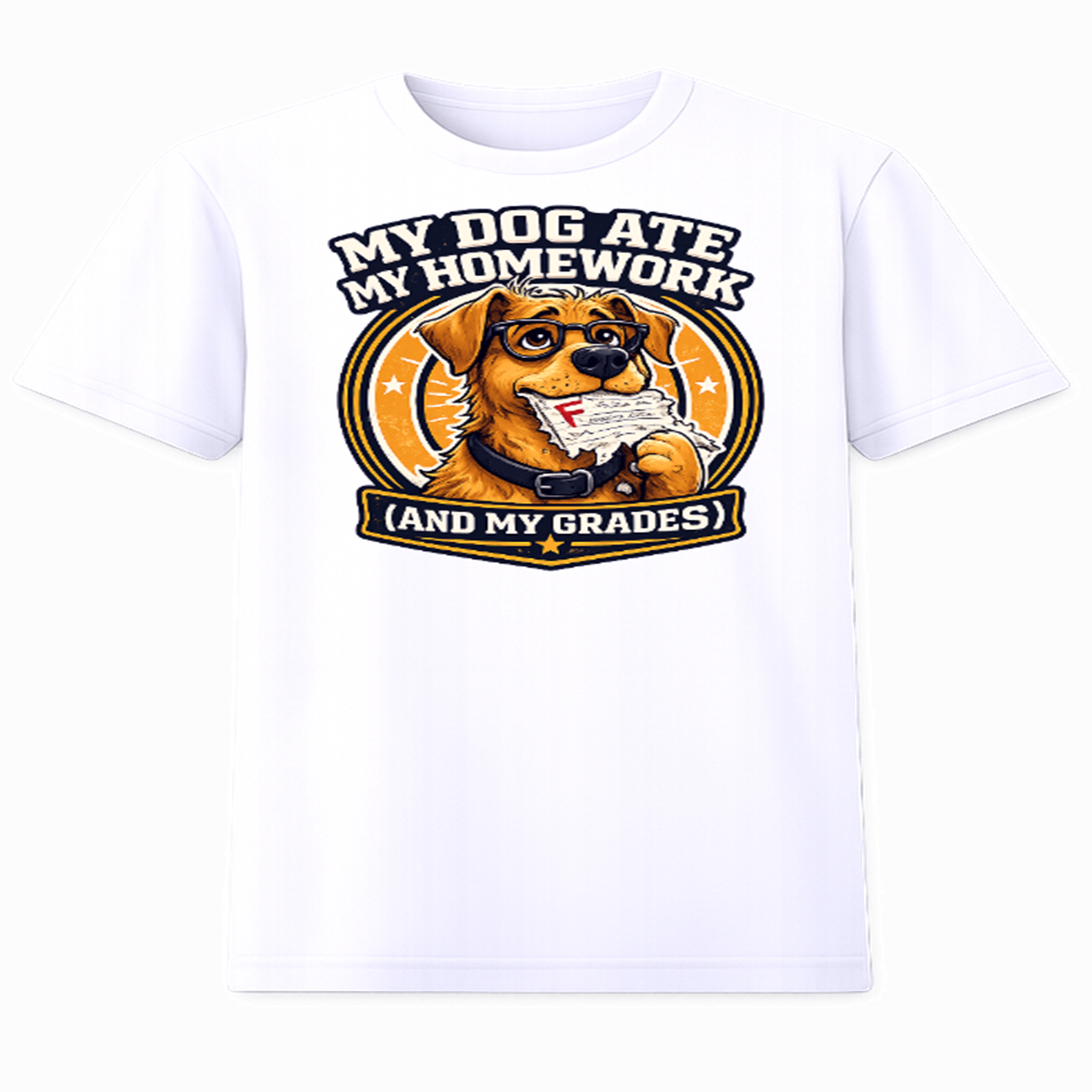 My Dog Ate My Homework And My Grades T-Shirt