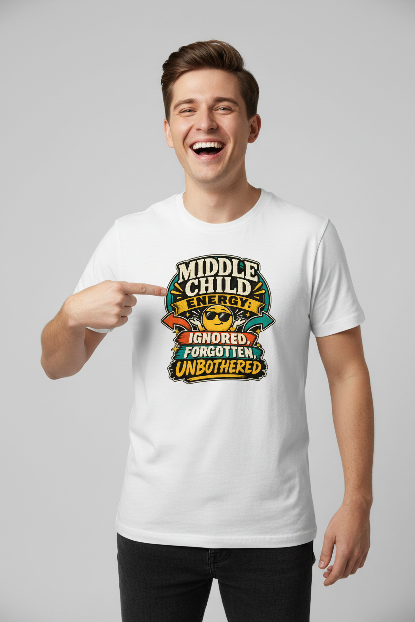 Middle Child Energy funny mockup