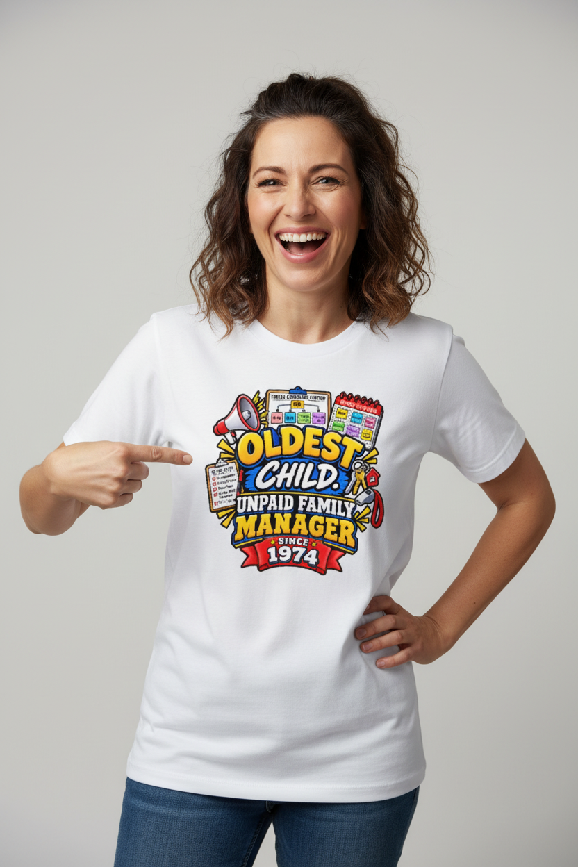 Oldest Child Funny Mockup